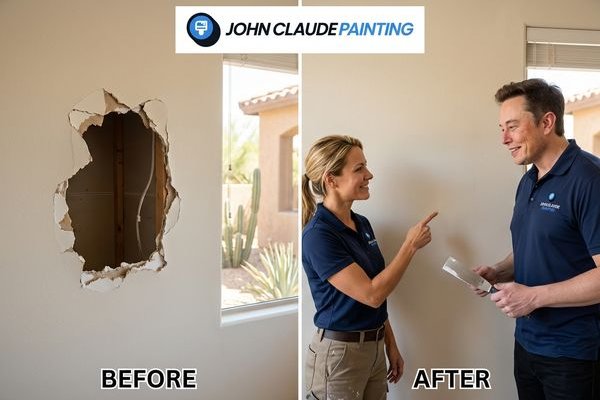 Drywall Repair example 1