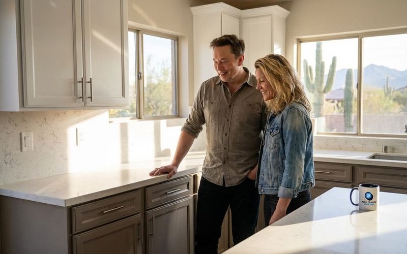 Kitchen with gray painted cabinets showing warm gray on lower and white on upper cabinets