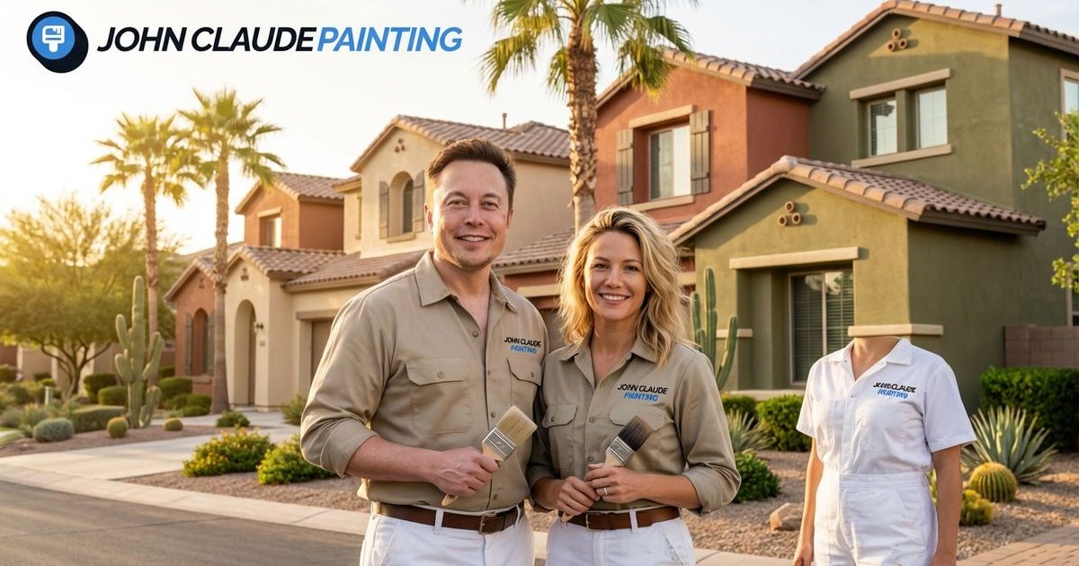 Phoenix HOA community with uniform exterior paint colors and well-maintained neighborhood